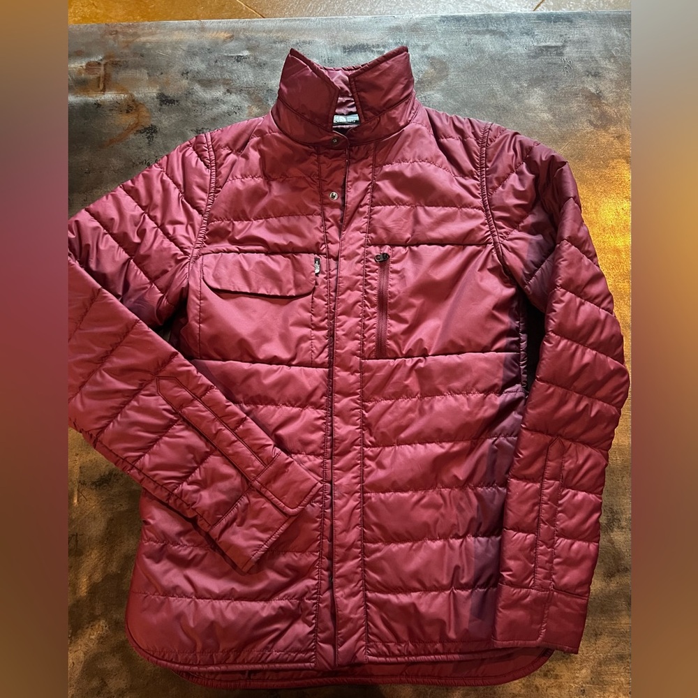 The North Face Women's Burgundy Quilted Puffer Jacket